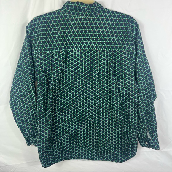 Karen Scott Holiday Holly Button Down Shirt - Picture 5 of 5